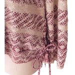 Knox Rose Boho Cranberry Tunic Sweater with Tied Sides ~ Women's Plus Size XXL Photo 5