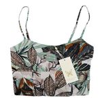 Super Natural Secret Mission Super Natural by Secret Mission Tropical Paradise Sandra Crop Top NWT Small Photo 0