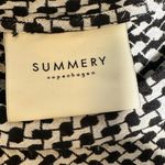 Summery Copenhagen Black and White Cotton Sleeveless Size L Lined Lightweight Size L Photo 3