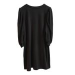 Splendid Black Puff Sleeve Crewneck Sweatshirt Dress XL Cotton Blend Casual Photo 2