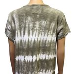 Gap  Cotton Olive Green Tie Dye Short Sleeve Tee Dress Boho Hippie Womens Large Photo 6