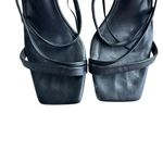 Tony Bianco  - Classic Black Nappa Elegant Strappy Heels Sz 7.5 Photo 3