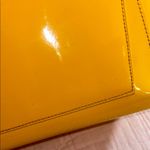 Dooney & Bourke  Bright Yellow Patent Leather Tote Bag Photo 8