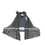 Buckle  NWT Daytrip Embellished Vest Women’s Size Large Gray‎ Silver Y2K Style Photo 8