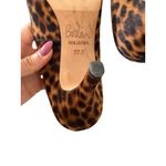 BODEN Leopard Print Calf Hair Bow Heels Size 37.5 / US 7.5 Brown Photo 5