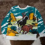 Wrangler Cowboy Scene Sweatshirt Photo 0