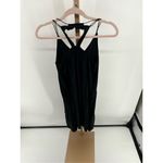 Abercrombie & Fitch Abercrombie short black silk slip dress size medium 95% silk Photo 7