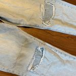 Pistola  Charlie Light Wash Distressed Denim Jeans Straight Leg Button Fly Sz 28 Photo 3
