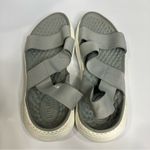 Crocs Literide by  gray slingback sandals casual summer womens size 10 Photo 6