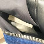 Stella McCartney  Women’s Blue Groove Glitter Zip Ankle Boots Size 10 Photo 6