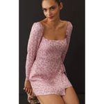Reformation  Rosalie Pink Floral Mini Dress Sz. 2 Photo 1