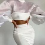 House Of CB Allena Organza Top Photo 1