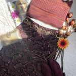 Knit striped chunky crewneck sweater Multi Size M Photo 4