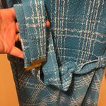 CHAPS NWT ‎ Sleeveless Belted Dress Blue White Sz 12 Photo 5