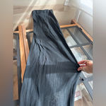 SKIMS  ribbed midi maxi dress scoop neck cotton sleeveless tank soot Photo 7