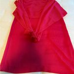 ZARA  CHIFFON OVERLAY
DRESS MAGENTA size M Photo 9