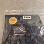 Vintage Russ Pleated Preppy Midi Skirt Womens 14 Purple Paisley Silky Satin Photo 13