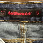 Dollhouse  Denim Jeans with Distressing, Size 5 w/4” inseam Photo 3