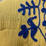 Flint Moss Beach size Small Embeoidered Swim Coverup Yellow & Blue Photo 5