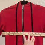 BEN TAVERNITI UNRAVEL PROJECT Red Hoodie Bodysuit Small Photo 12