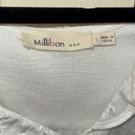 White Eyelet Blouse Size L Photo 2