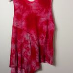 Energie  L Red Pink Sleeveless Asymmetrical Top Photo 1
