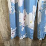 Neezeelee XXL Light Blue Floral Wide Leg Pants w/Matching Tie Belt & Poc… Photo 3
