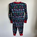 Hanna Andersson 100% Organic Cotton Christmas Gnome Elf Pajama 2 Piece Set Blue Photo 2