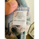 LOUNA Blue Floral Printed Tie Front Waist Mid Slit Maxi Tropical Dress Size S Photo 10