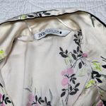 ZARA Printed Piped Satin Shirt Photo 1