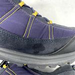 Lands' End  Blue Purple Suede Quilted Walking Hiking Sneakers Womens 9 Photo 6