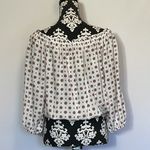 Free Kisses Off the shoulder boho elastic waist floral peasant top Photo 2