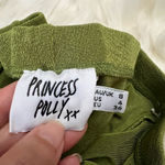 Princess Polly  Boogie Pants Green Stretch Flare Size 4 Photo 4