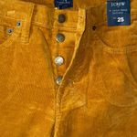 J.Crew NWT 9” High Rise Skinny Corduroy High Rise Jeans Mustard Yellow Photo 3