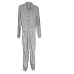 Faherty Linen Blend Arlie Utility Jumpsuit in Stone Size XS Photo 5