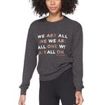 Spiritual Gangster NWT All One Savasana Gray Sweater Crew Neck Size XSmall Photo 0