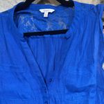 Candie's  sleeveless tank‎ top with tie in front Photo 2