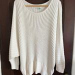 Anthropologie | Cream Karla Ribbed Dolman Sleeve Ribbed Boatneck Sweater Size 1X Photo 1