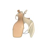 ZARA NWT  LEATHER HIGH HEEL SANDALS ECRU WHITE ANKLE STRAP EU 42 US 11 Photo 6