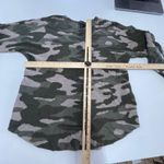 Rachel Zoe Sweater Womens Large Green Camo Pullover Crewneck Cashmere Blend Soft Photo 4