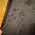 Byer Too! Y2k 90's vintage strappy dress with floral glitter S see measurements Black Photo 6