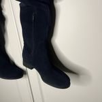 Matisse Camila Suede Tie Boots Blue Size 6 Photo 3