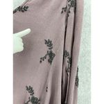 Free People Women's Dress Trapeze Mauve Floral Size Small Long Sleeve Lined Photo 6