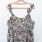 Paige Womens Gisela Dress XL Floral Print Ruffle Midi Boho Chic Coastal Cowgirl Photo 2