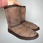 UGG Australia Classic Boots Chocolate Suede Sheepskin Lined Women US 6 Brown Photo 0
