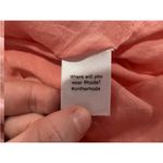 Rhode Molly Puff Sleeve Mini Dress Medium M Coral Pink Photo 4