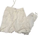 Abercrombie & Fitch Abercrombie White Cream Cargo Pants Photo 1