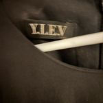 Vintage Y.LE.V Silk blend Knee‎ Length Dress Women Size 14. EUC Black Photo 5