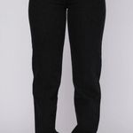 Who's That Girl Straight Leg Denim Jeans Vintage Black Size M Photo 2