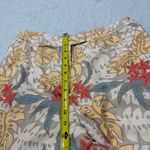 August Silk  100% Silk Leaf Pattern Pants Sz M Boho Peasant Contemprorary Retro Photo 8